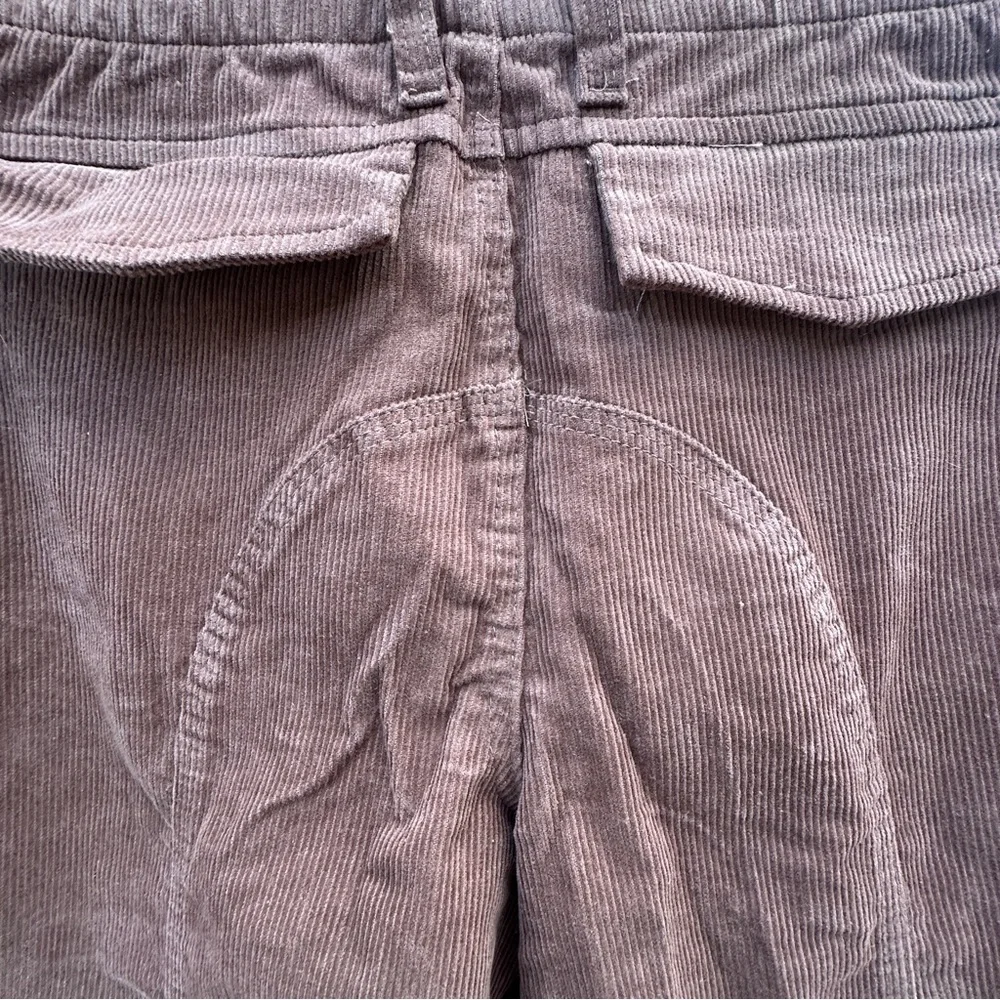 Angel Kiss Cargo Corduroy Pants Brown Streetware Barrel Leg BOHO